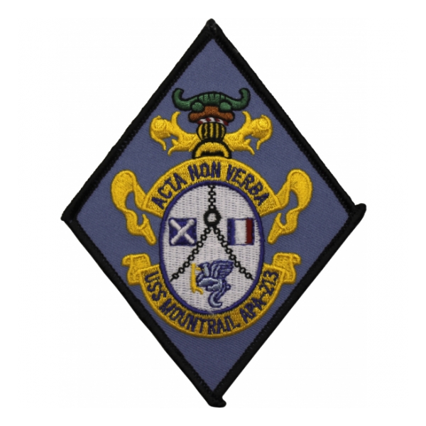 USS Mountrail APA-213 Ship Patch