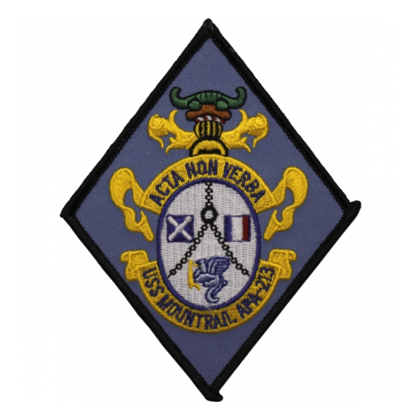 USS Mountrail APA-213 Ship Patch