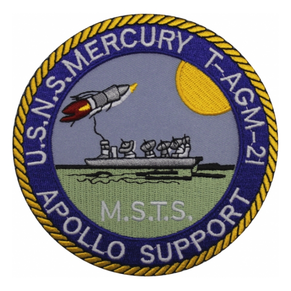 USNS Mercury T-AGM 21 Ship Patch