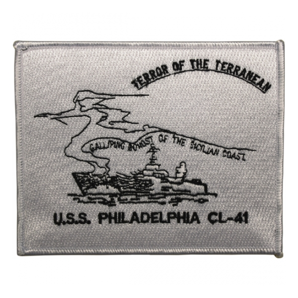 USS Philadelphia CL-41 Ship Patch