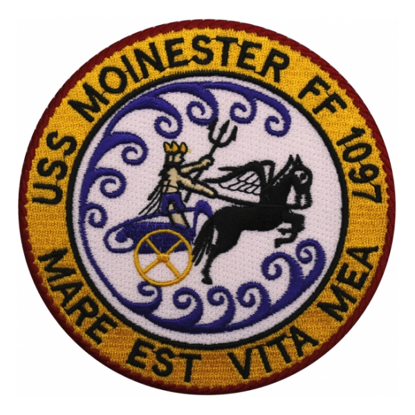 USS Moinester FF-1097 Ship Patch