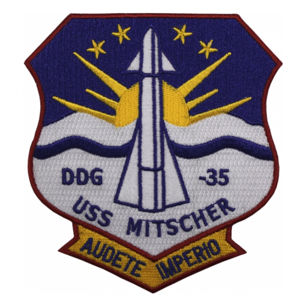 USS Mitscher DDG-35 Ship Patch