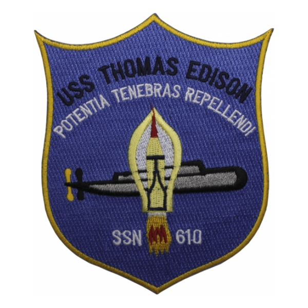 USS Thomas Edison SSN-610 Patch