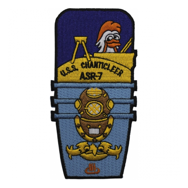 USS Chanticleer ASR-7 Ship Patch