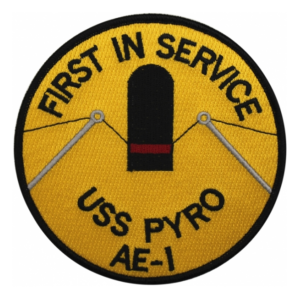 USS Pyro AE-1 Ship Patch