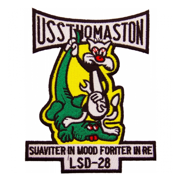 USS Thomaston LSD-28 Ship Patch