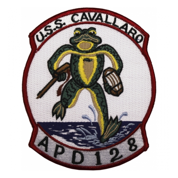USS Cavallaro APD-128 Ship Patch