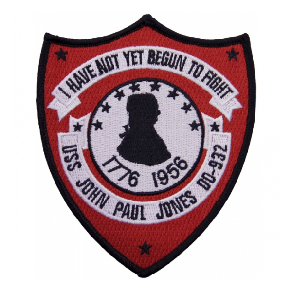 USS John Paul Jones DD-932 Ship Patch