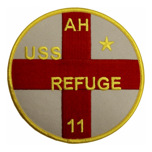 USS Refuge AH-11 Ship Patch
