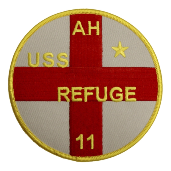 USS Refuge AH-11 Ship Patch