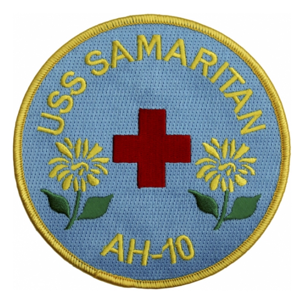 USS Samaritan AH-10 Ship Patch