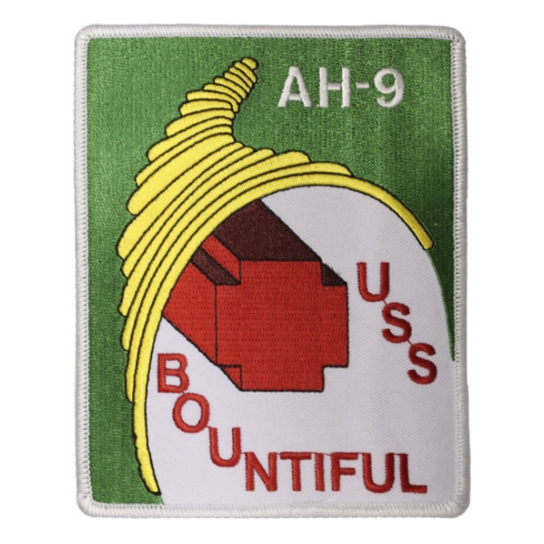 USS Bountiful AH-9 Ship Patch