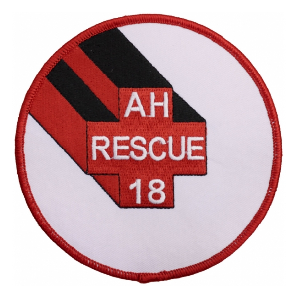 USS Rescue AH-18 Ship Patch