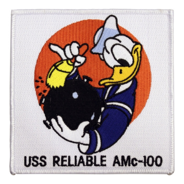 USS Reliable AMc-100 Ship Patch