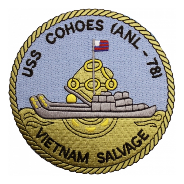USS Cohoes ANL-78 Ship Patch