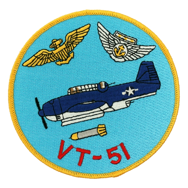 Navy Torpedo Bombing Squadron VT-51 Patch