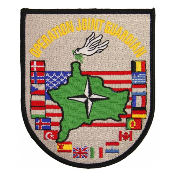 Army Operation Joint Guardian Patch