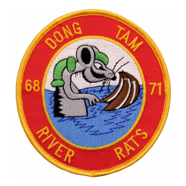 Dong Tam River Rats 68-71 Brown Water Navy Vietnam patch