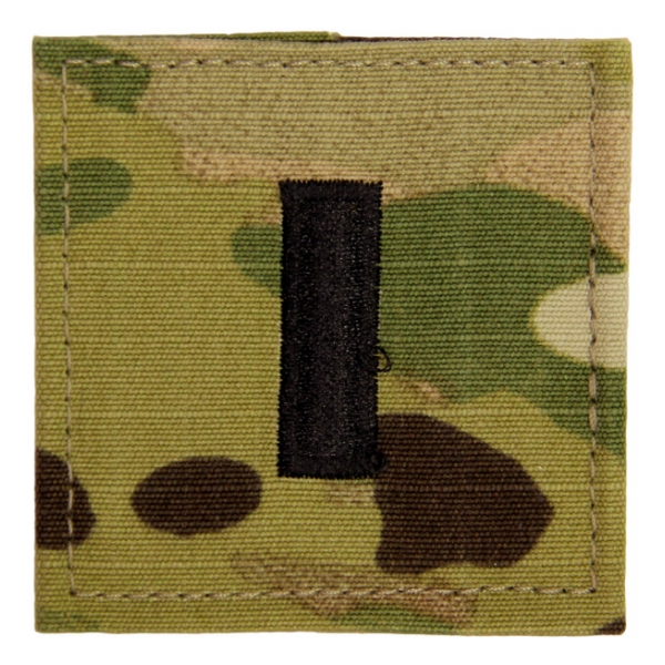 Army Scorpion 1st Lieutenant Rank with Velcro Backing