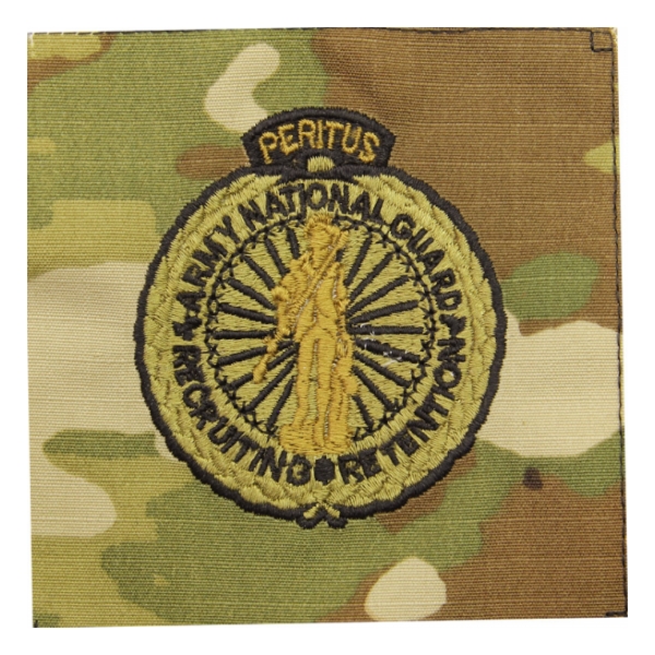 Army Scorpion National Guard Master Recruiter Badge Sew-on
