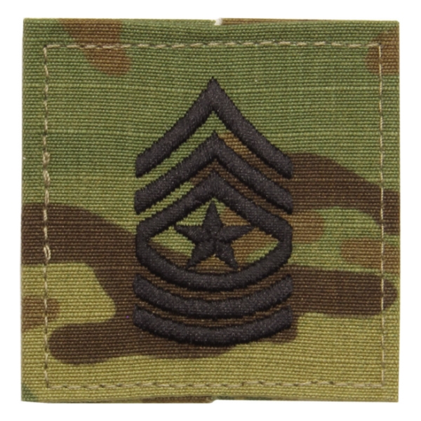 Army Scorpion Sergeant Major E-9 Rank Sew-On