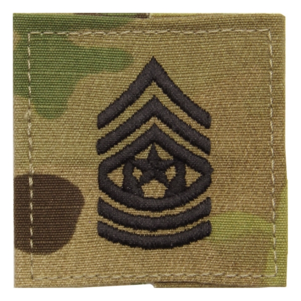 Army Scorpion Command Sergeant Major E-9 Rank Sew-On