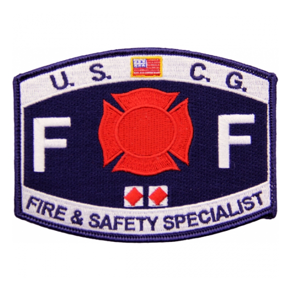 USCG Rate FF Fire & Safety Specialist Patch