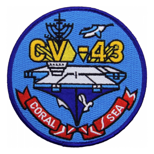 USS Coral Sea CV-43 Ship Patch