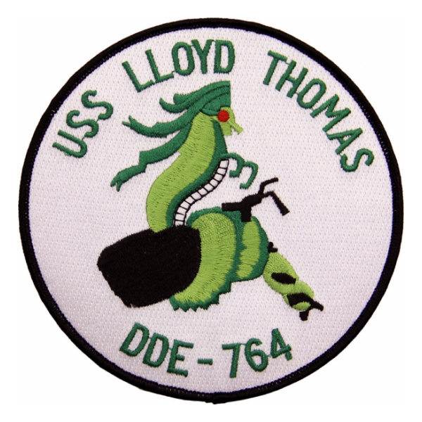 USS Lloyd Thomas DDE-764 Ship Patch