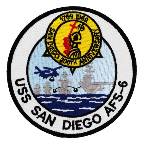 USS San Diego AFS-6 Ship Patch