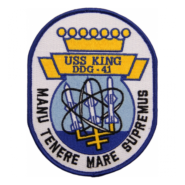 USS King DDG-41 Ship Patch