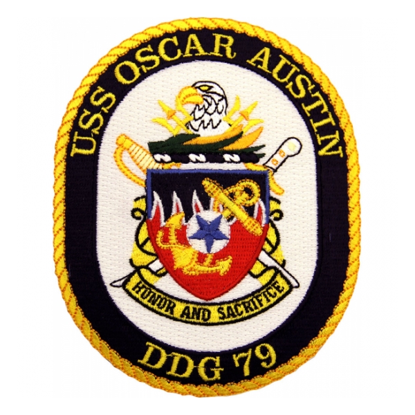 USS Oscar Austin DDG-79 Ship Patch