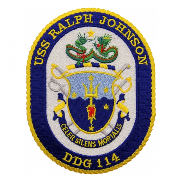 USS Ralph Johnson DDG-114 Ship Patch