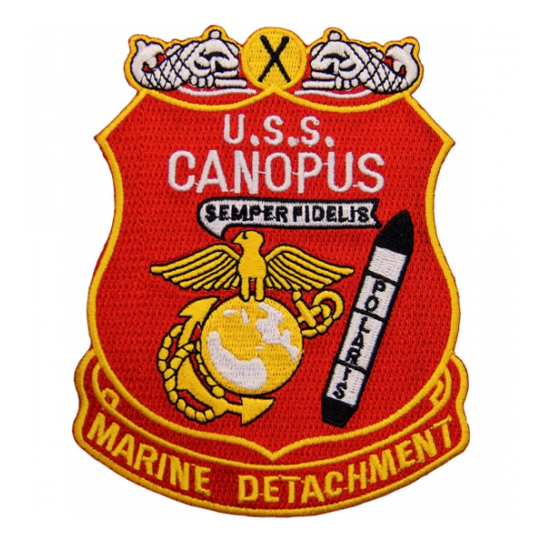 USS Canopus AS-34 (Marine Detachment) Ship Patch