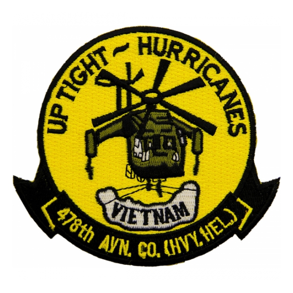 Army 478th Aviation Company Vietnam Patch