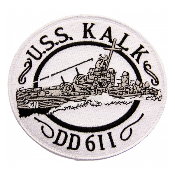 USS Kalk DD-611 Ship Patch