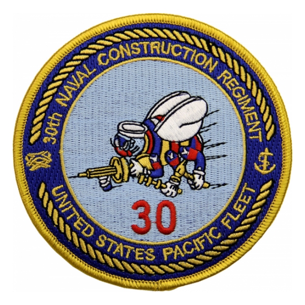 30th Naval Construction Regiment Pacific Fleet Patch
