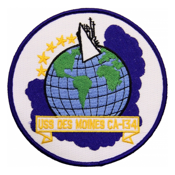 USS Des MoinesCA-134 Ship Patch