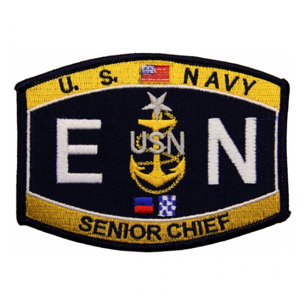 USN RATE EN Senior Chief Engineman Patch