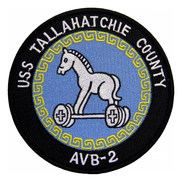 USS Tallahatchie County AVB-2 Ship Patch