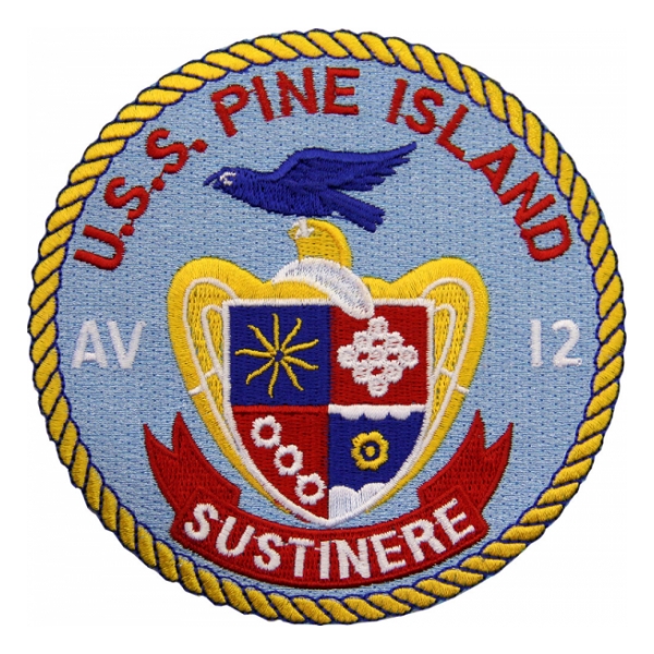 USS Pine Island AV-12 Ship Patch