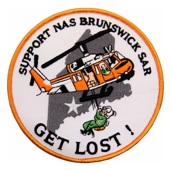 Naval Air Station Brunswick Search and Rescue (Get Lost!) Patch