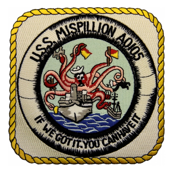 USS Mispillion AO-105 Ship Patch