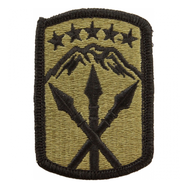 593rd Sustainment Brigade Scorpion / OCP Patch With Hook Fastener