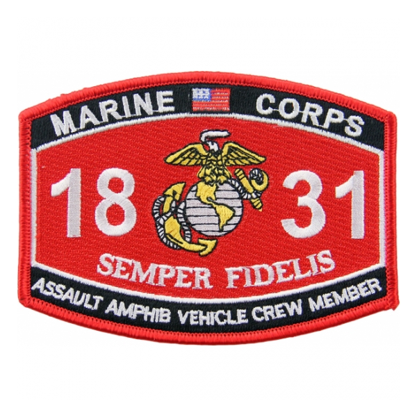 USMC MOS 1831 Assault Amphib Vehicle Crew Member Patch