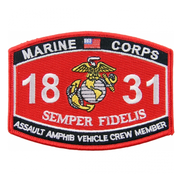 USMC MOS 1831 Assault Amphib Vehicle Crew Member Patch