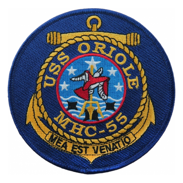 USS Oriole MHC-55 Ship Patch