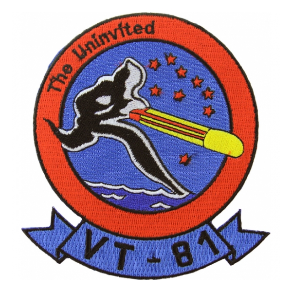 Navy Torpedo Bombing Squadron VT-81 (The Uninvited) Patch