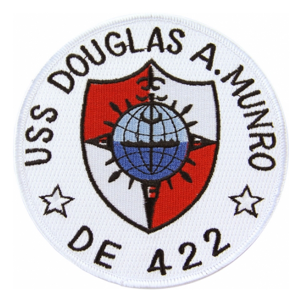 USS Douglas A. Munro DE-422 Ship Patch