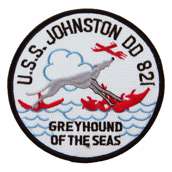 USS Johnston DD-821 Ship Patch